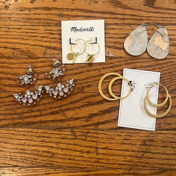 Madewell Jewelry - LAST CHANCE Mixed Lot of Earrings - J. Crew, Madewell